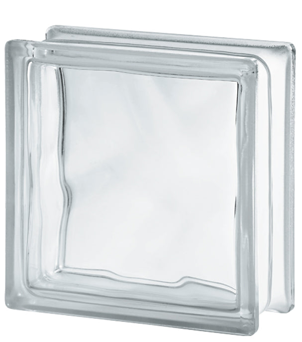 Glass Brick - Seves - Basic Clear Wave