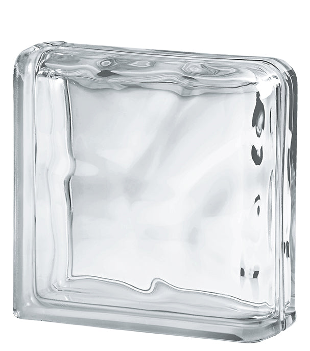 Glass Brick - Seves - Basic Clear Wave