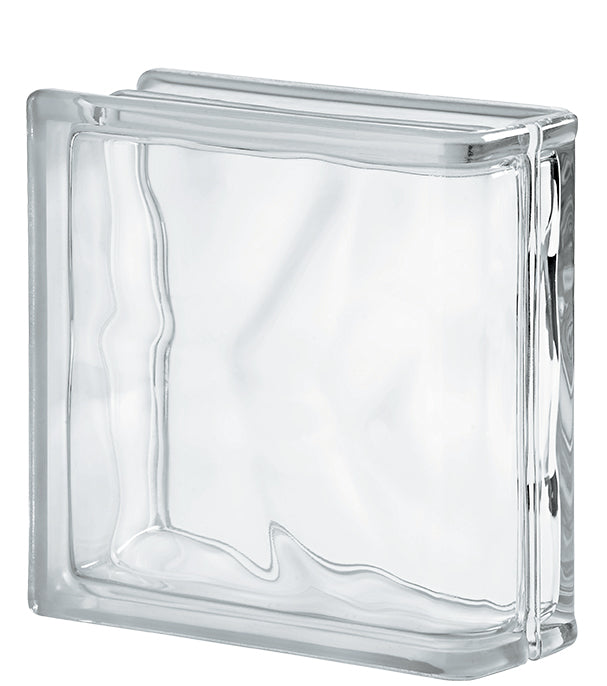 Glass Brick - Seves - Basic Clear Wave